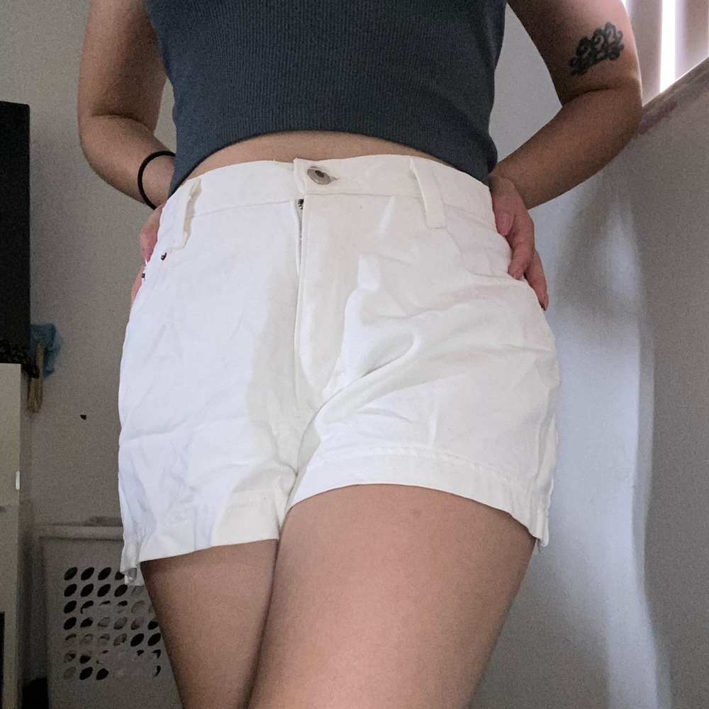 vintage 90s white shorts
